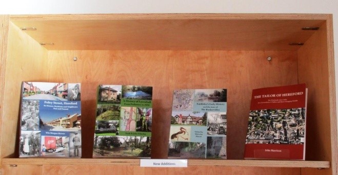 Donations from authors are always welcome at Herefordshire Archives