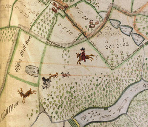 Hampton Court Map - held at the Herefordshire Archives