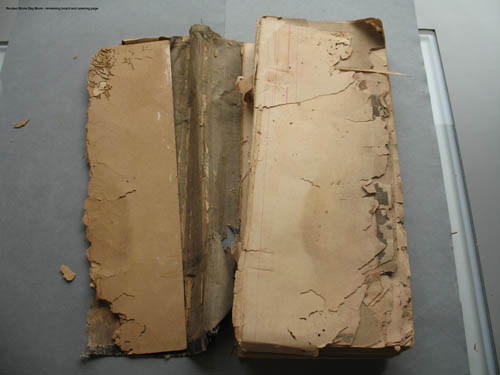 The Reuben Stone Farm Day Book as received into the Herefordshire Archives